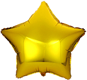 Star foil balloons