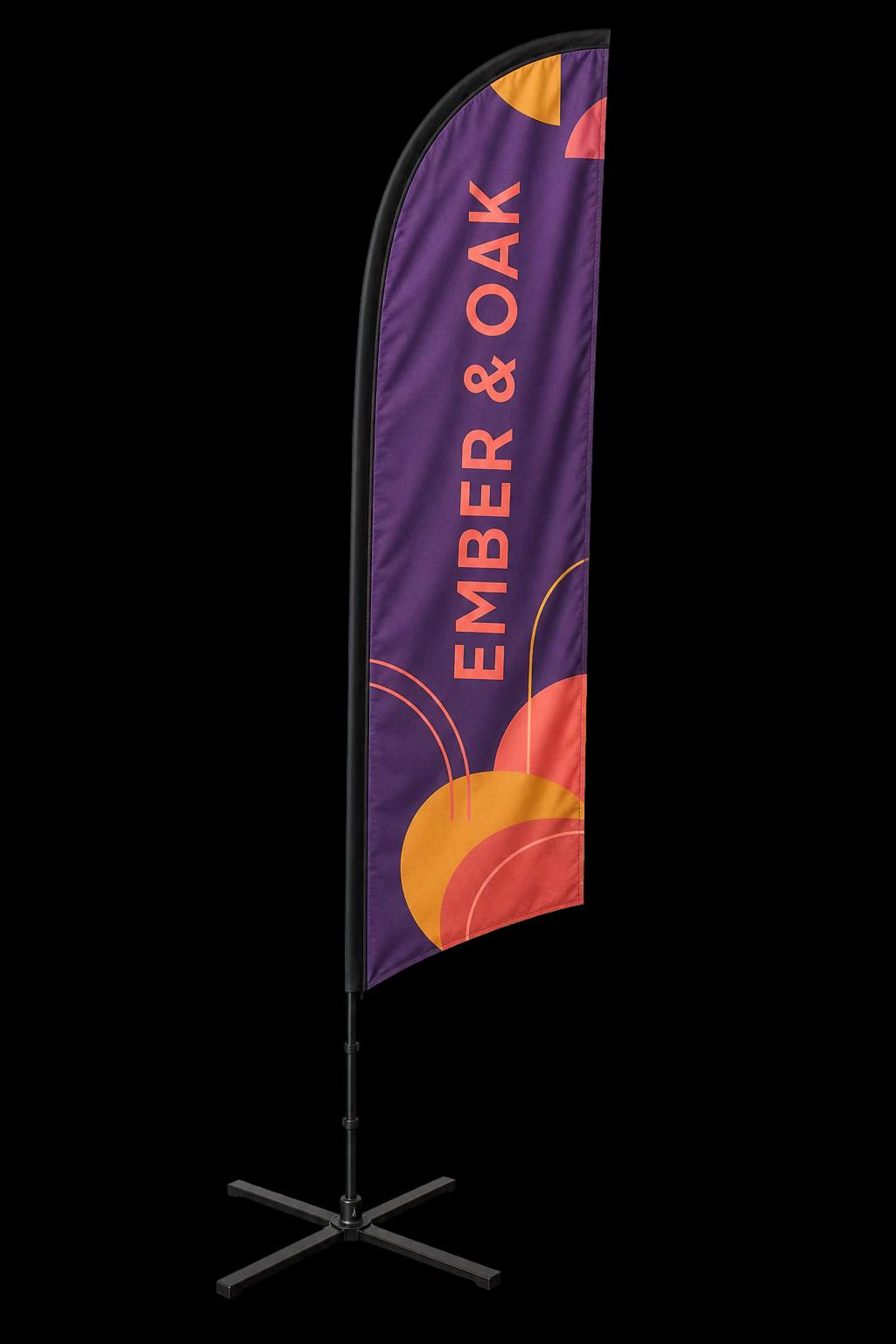 Feather flags product example