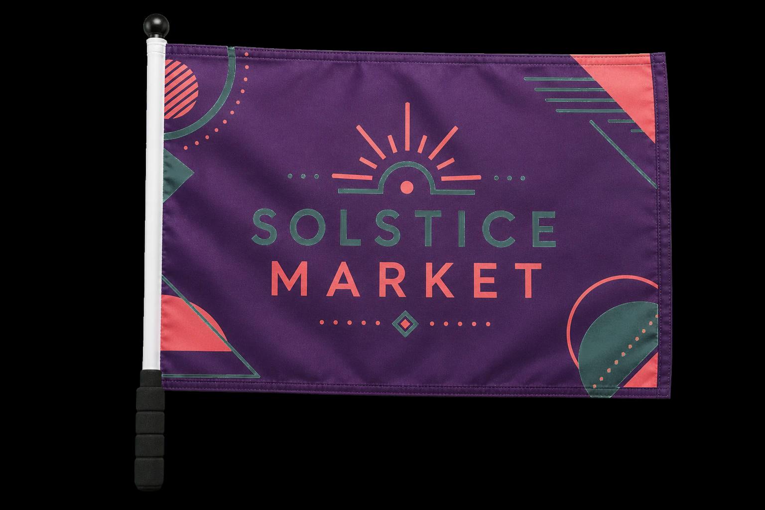 Hand flags product example