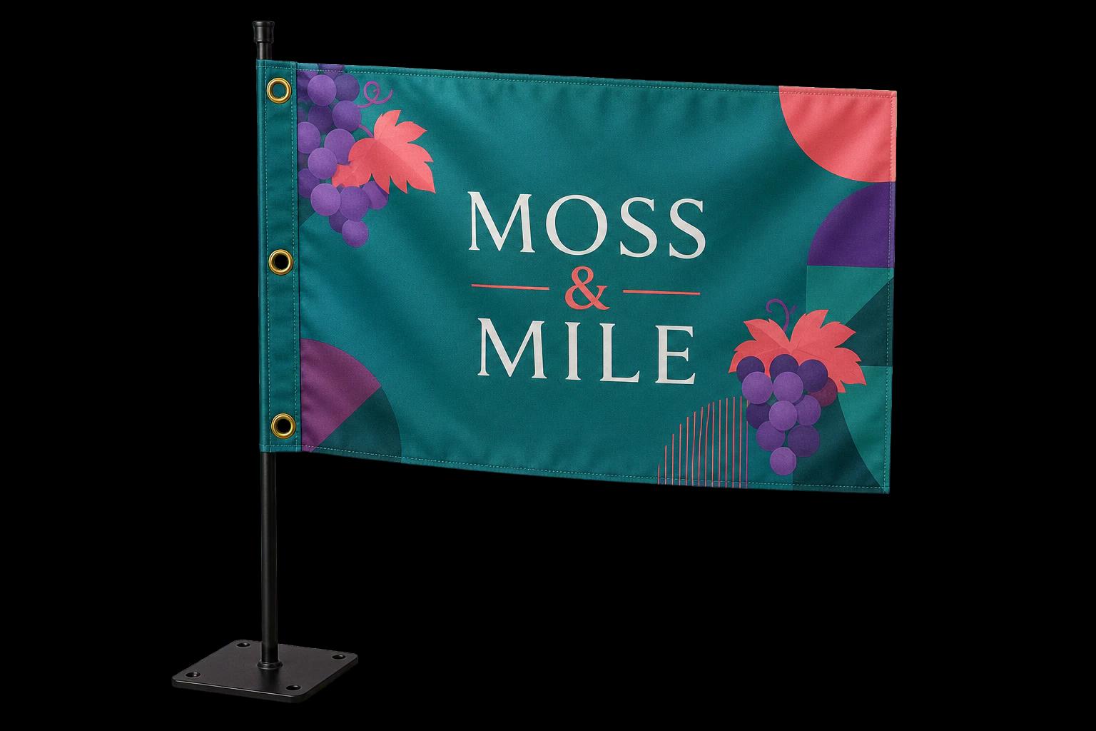 Rectangle flags product example