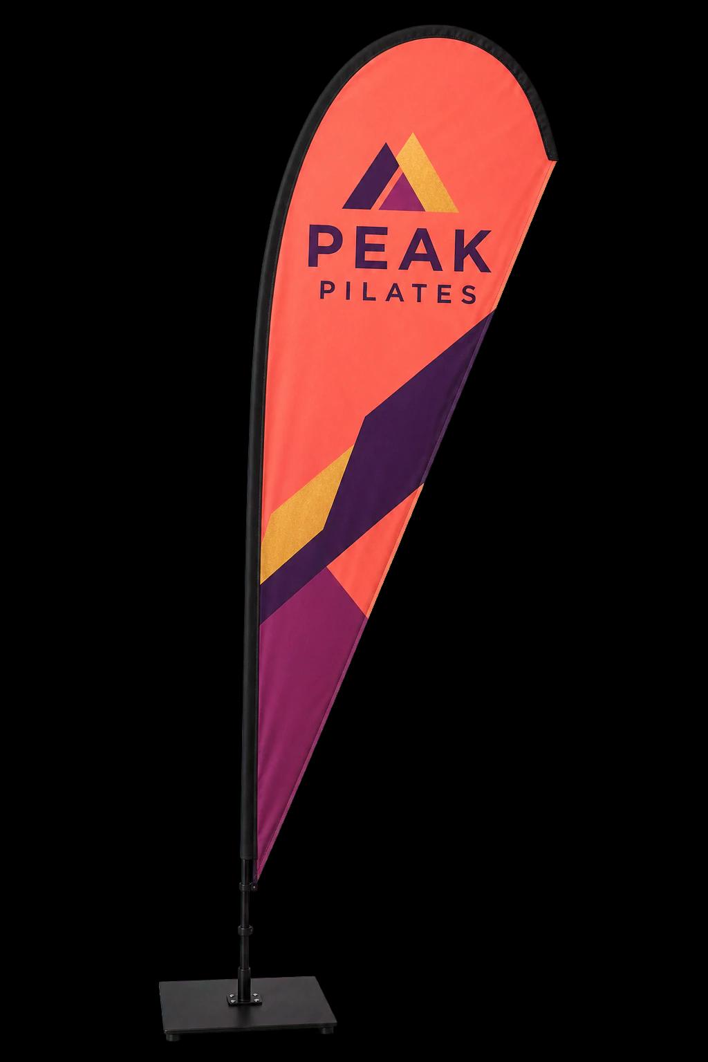 Teardrop flags product example