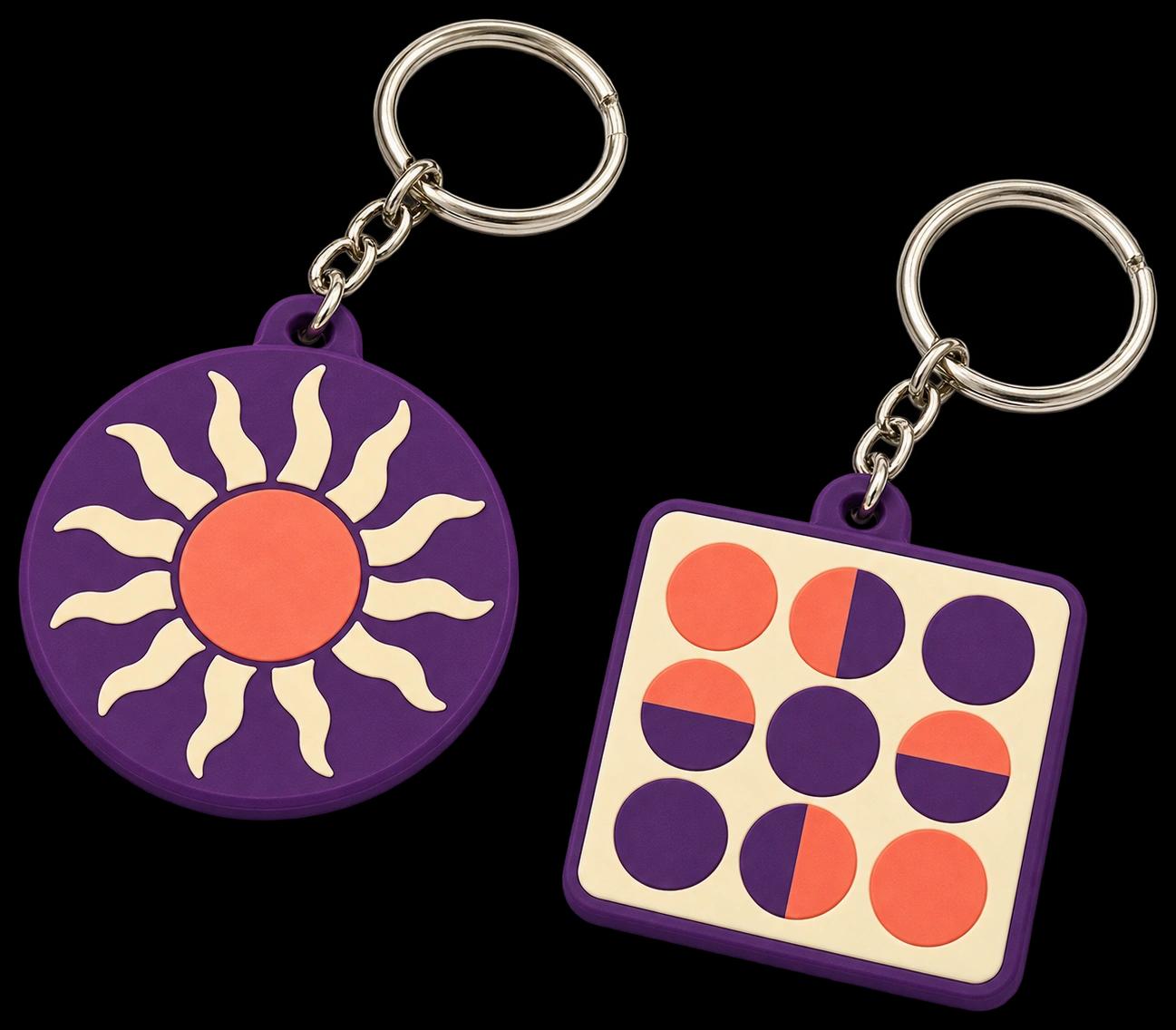 Soft PVC keychains