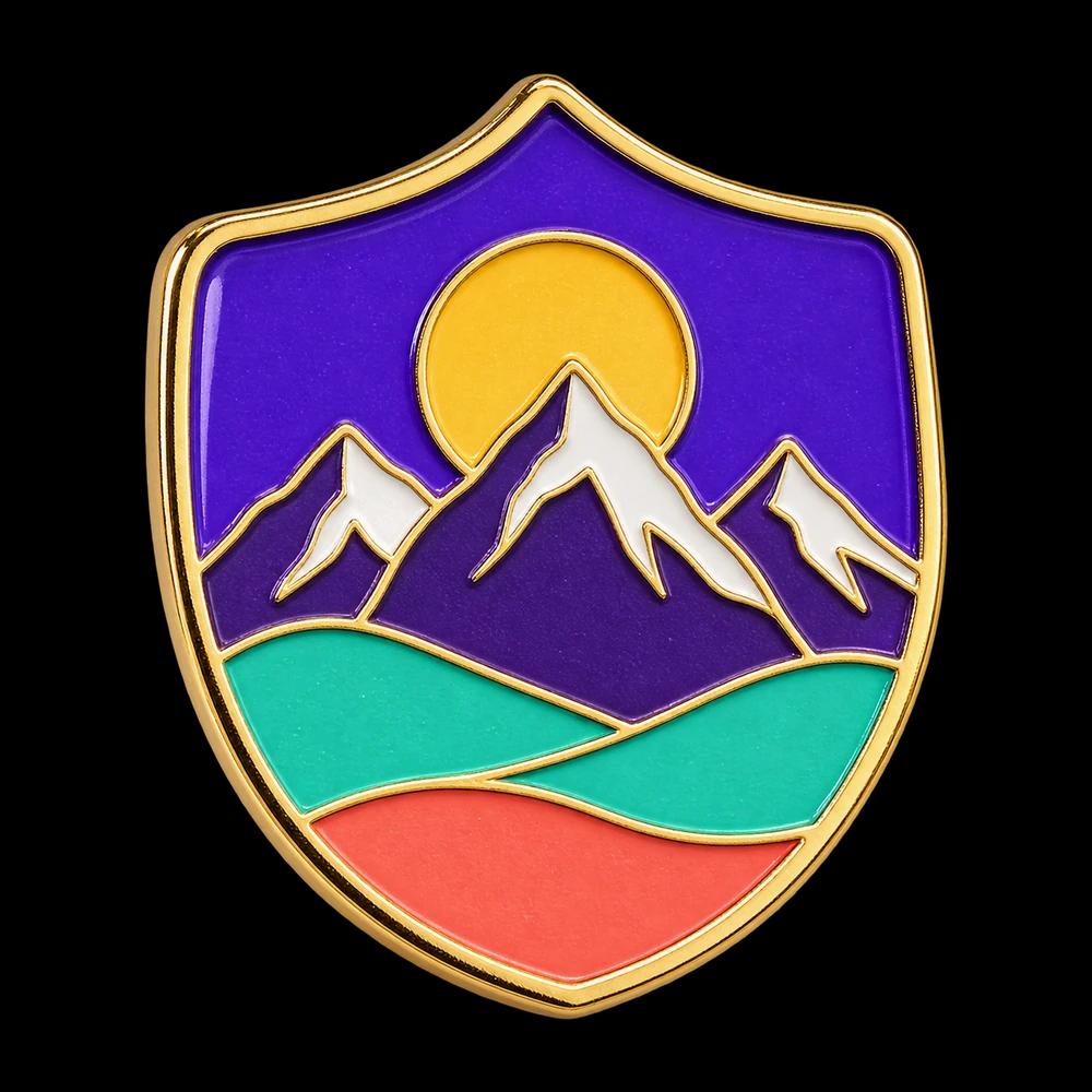 Soft enamel pins