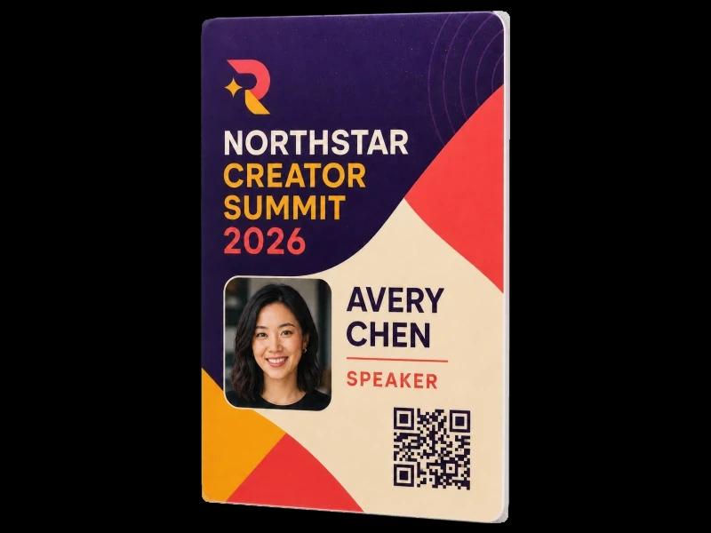 Glossy PVC card finish illustration