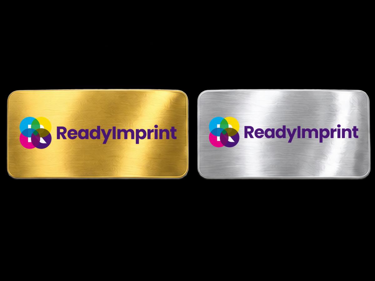 Metallic stickers