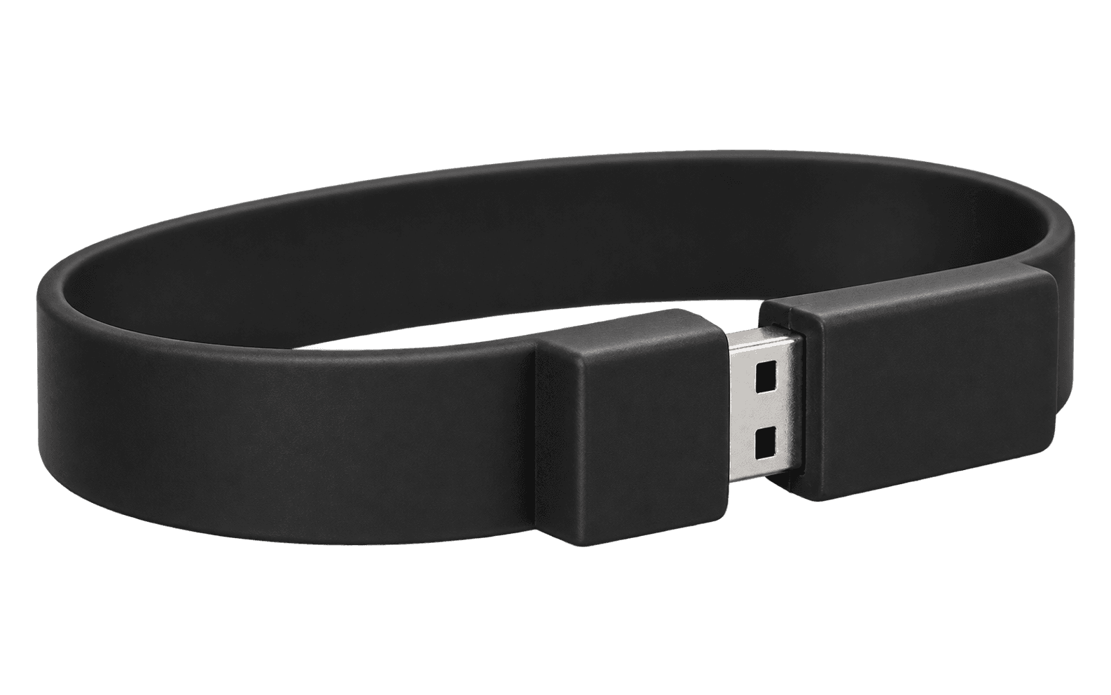 Flash band USB drive construction