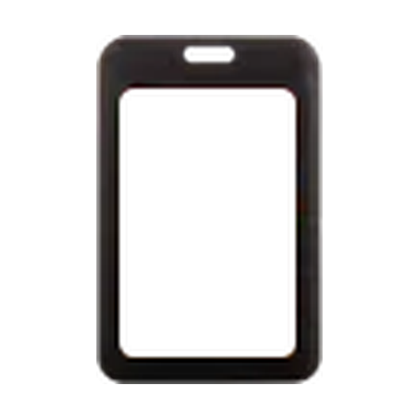 Full Color Printed Badge Holder — Vertical, fits 2.12×3.38″ card